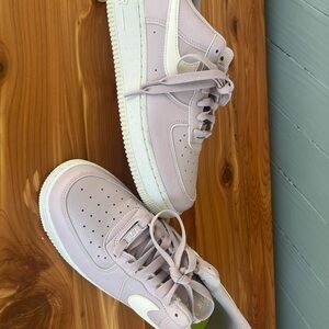 Nike Lavender Air Force 1s